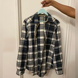 Fjallraven long sleeve flannel button down - large